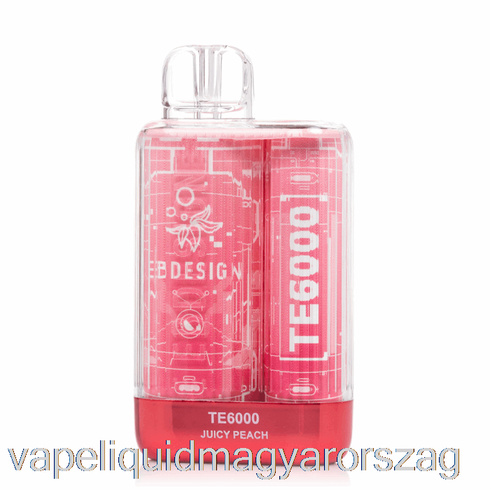 Eb Te6000 Eldobható Lédús Barack Vape Folyadék